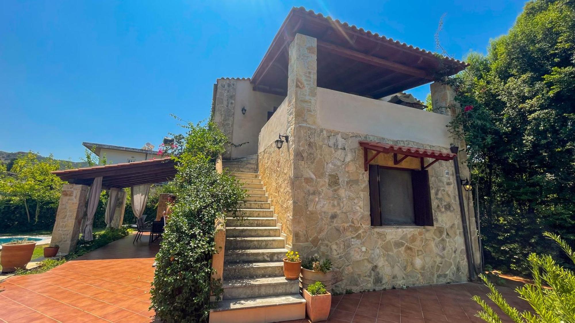 Villa Skine With Private Pool And Garden Chania  Ngoại thất bức ảnh
