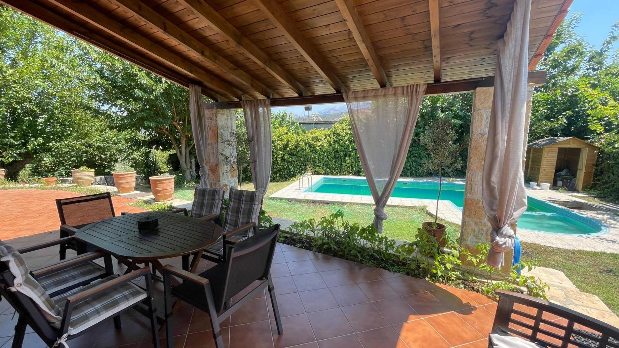 Villa Skine With Private Pool And Garden Chania  Ngoại thất bức ảnh