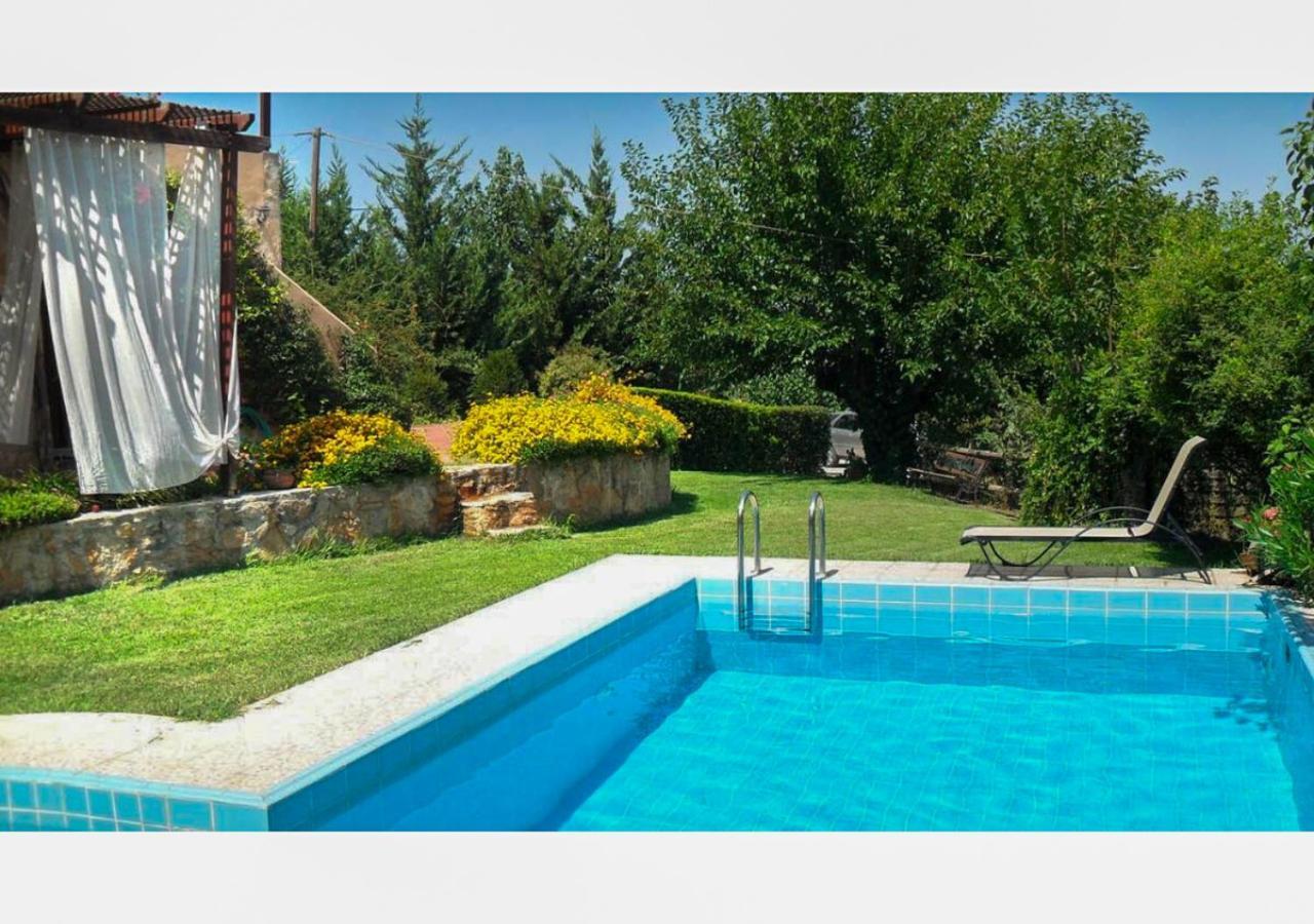 Villa Skine With Private Pool And Garden Chania  Ngoại thất bức ảnh